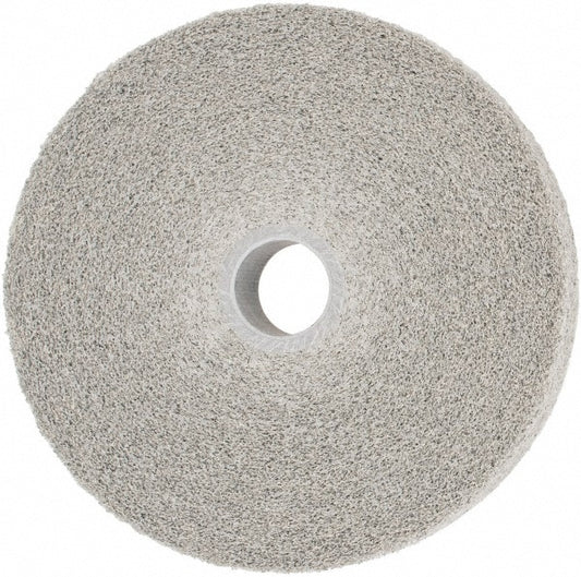 3M 7000000734 Deburring Wheel 6" Dia, 1" Face Width, 1" Hole, Density 8, Aluminum Oxide