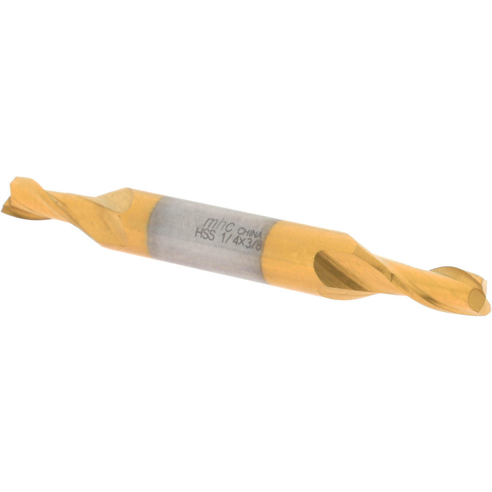 Value Collection 722-2024 Square End Mill 1/4" Dia, 1/2" LOC, 2 Flute, High Speed Steel