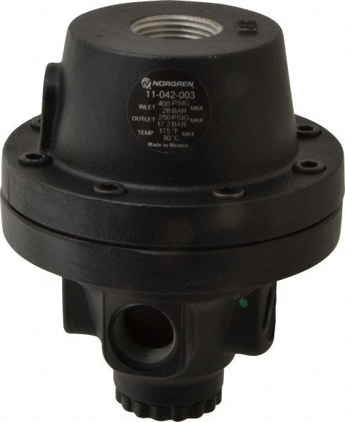 Norgren 11-042-003 Compressed Air Regulator 1/2" NPT, 400 Max psi, Air Pilot Operated