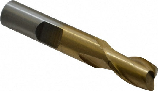 Value Collection 722-1033 Square End Mill 3/8" Dia, 9/16" LOC, 2 Flute, High Speed Steel