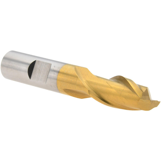 Value Collection 722-1043 Square End Mill 1/2" Dia, 1" LOC, 2 Flute, High Speed Steel