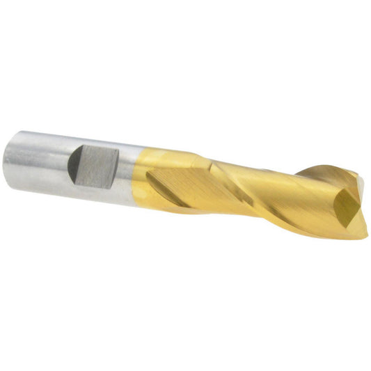 Value Collection 722-1047 Square End Mill 9/16" Dia, 1-1/8" LOC, 2 Flute, High Speed Steel