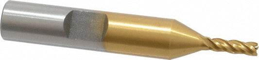 Value Collection 722-3003 Square End Mill 1/8" Dia, 3/8" LOC, 4 Flute, High Speed Steel