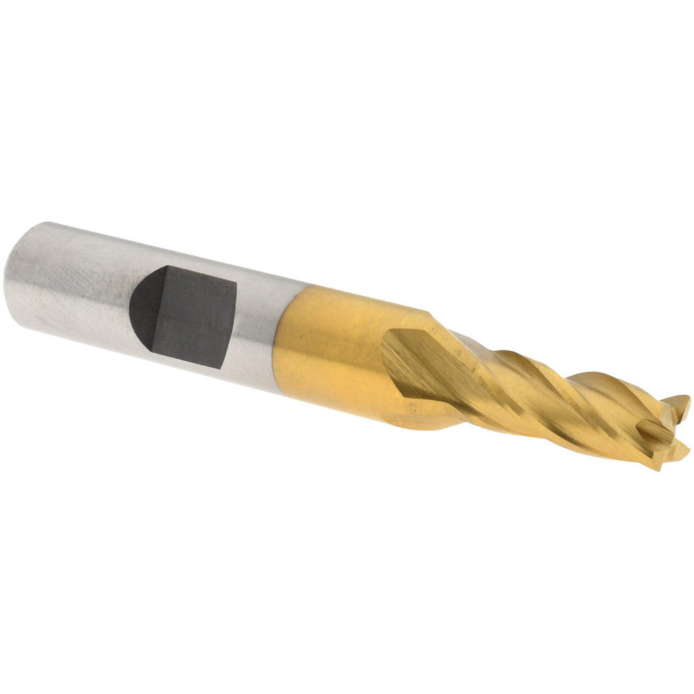 Value Collection 722-3019 Square End Mill 1/4" Dia, 5/8" LOC, 4 Flute, High Speed Steel