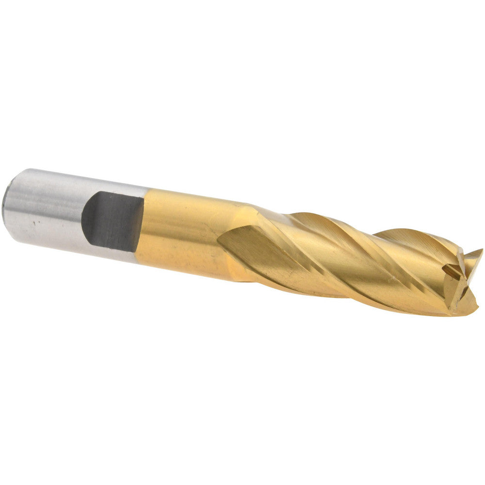 Value Collection 722-3045 Square End Mill 1/2" Dia, 1-1/4" LOC, 4 Flute, High Speed Steel