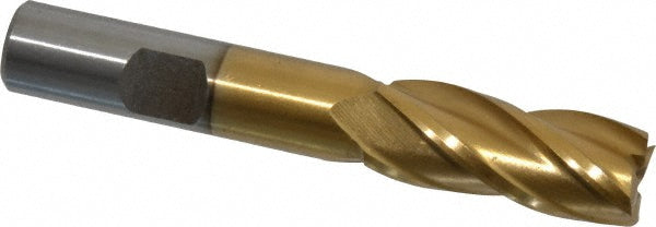 Value Collection 722-3049 Square End Mill 9/16" Dia, 1-3/8" LOC, 4 Flute, High Speed Steel