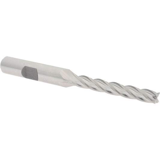 Value Collection 720-3601 Square End Mill 1/4" Dia, 1-3/4" LOC, 4 Flute, High Speed Steel