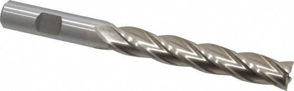 Value Collection 720-3607 Square End Mill 1/2" Dia, 3" LOC, 4 Flute, High Speed Steel