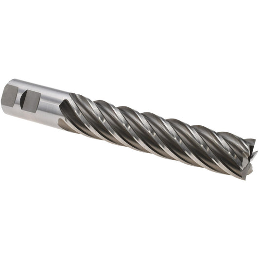 Value Collection 720-3617 Square End Mill 1-1/4" Dia, 6" LOC, 6 Flute, High Speed Steel
