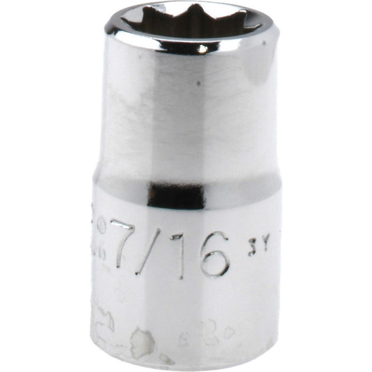 Proto J5414S Hand Socket 7/16" Socket, 8-Point