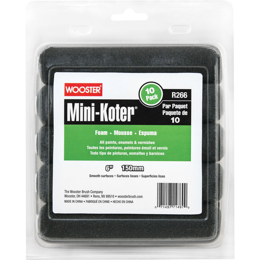 Wooster Brush R166-6 Mini Roller Cover 6" Wide