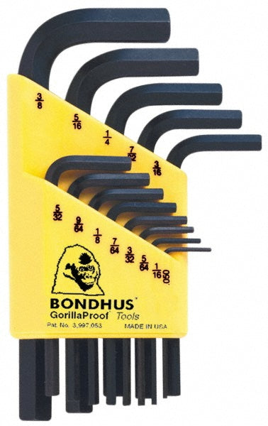 Bondhus 12237 13 Piece L-Key Hex Key Set