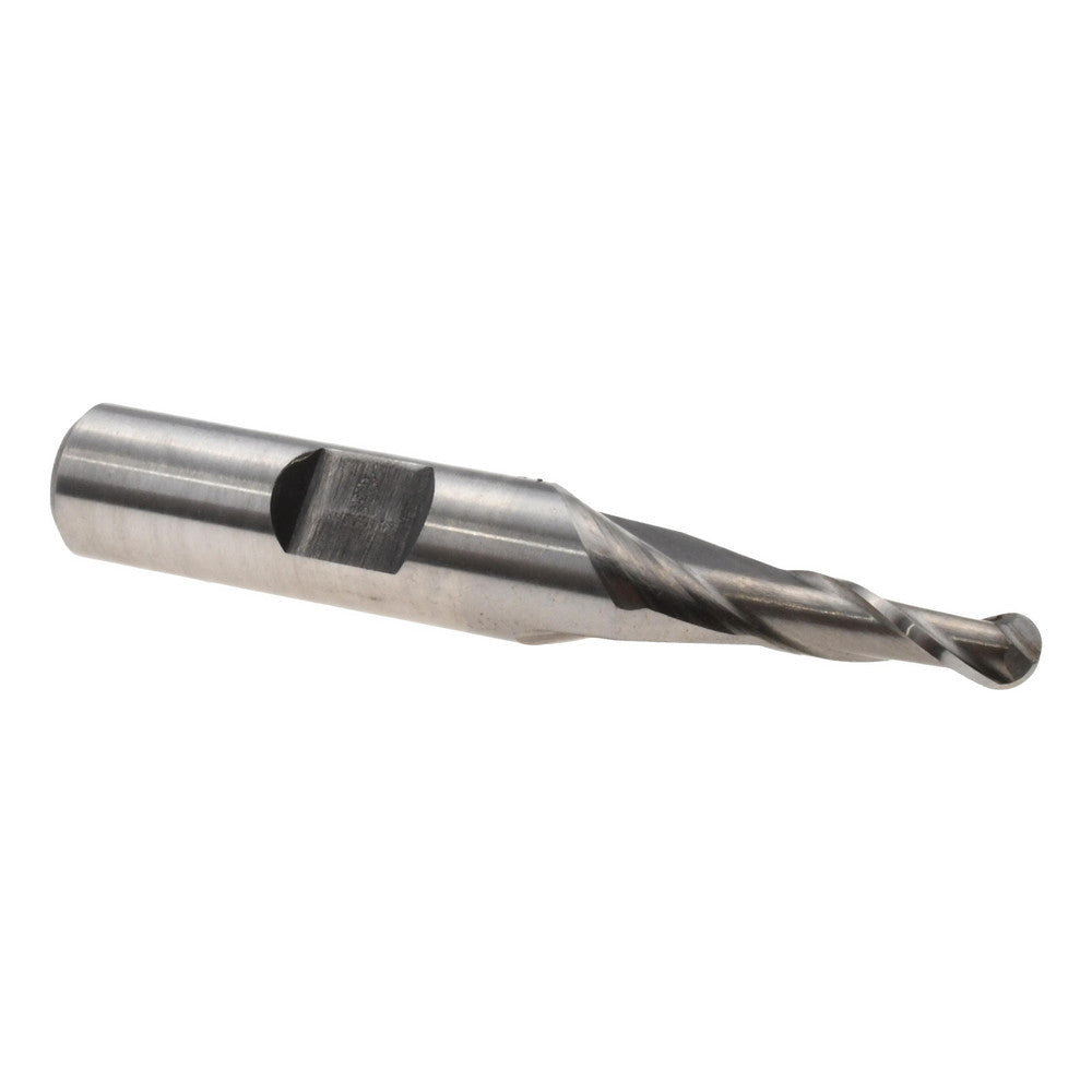 Value Collection 720-1403 Ball End Mill 3/16" Dia, 1/2" LOC, 2 Flute, High Speed Steel