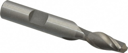 Value Collection 720-1407 Ball End Mill 5/16" Dia, 3/4" LOC, 2 Flute, High Speed Steel