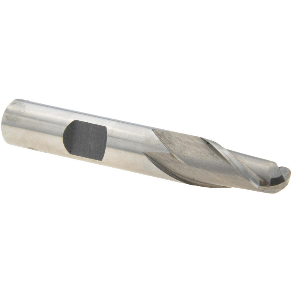 Value Collection 720-1409 Ball End Mill 3/8" Dia, 3/4" LOC, 2 Flute, High Speed Steel