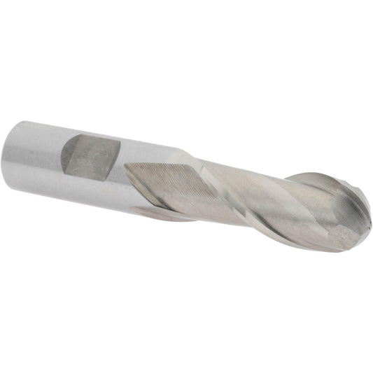 Value Collection 720-1423 Ball End Mill 3/4" Dia, 1-5/8" LOC, 2 Flute, High Speed Steel
