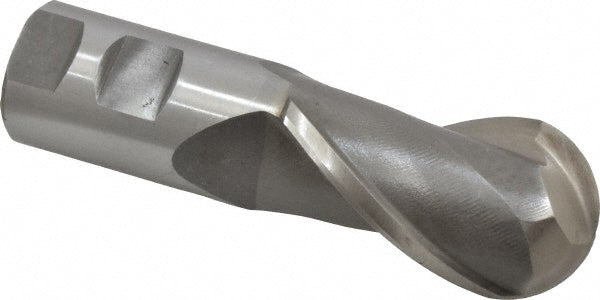 Value Collection 720-1443 Ball End Mill 1-1/2" Dia, 2-1/2" LOC, 2 Flute, High Speed Steel