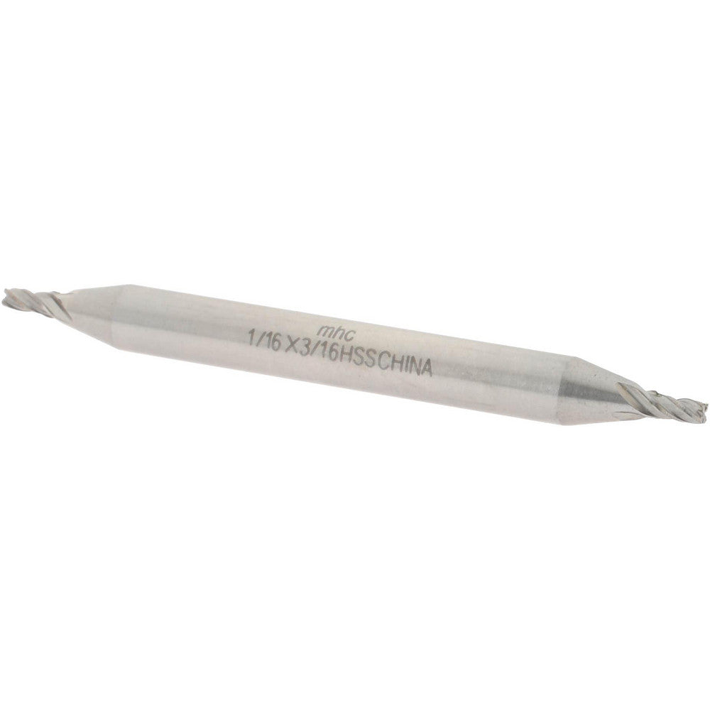 Value Collection 720-4300 Square End Mill 1/16" Dia, 3/32" LOC, 4 Flute, High Speed Steel