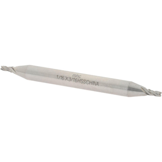 Value Collection 720-4300 Square End Mill 1/16" Dia, 3/32" LOC, 4 Flute, High Speed Steel