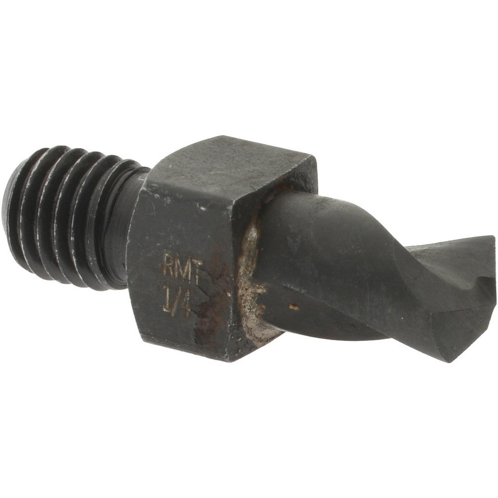 Hertel 953CO1/4ST-209 Threaded Shank Drill Bit 1/4" Dia, 135 &deg Point, 1/4-28 Shank, Cobalt
