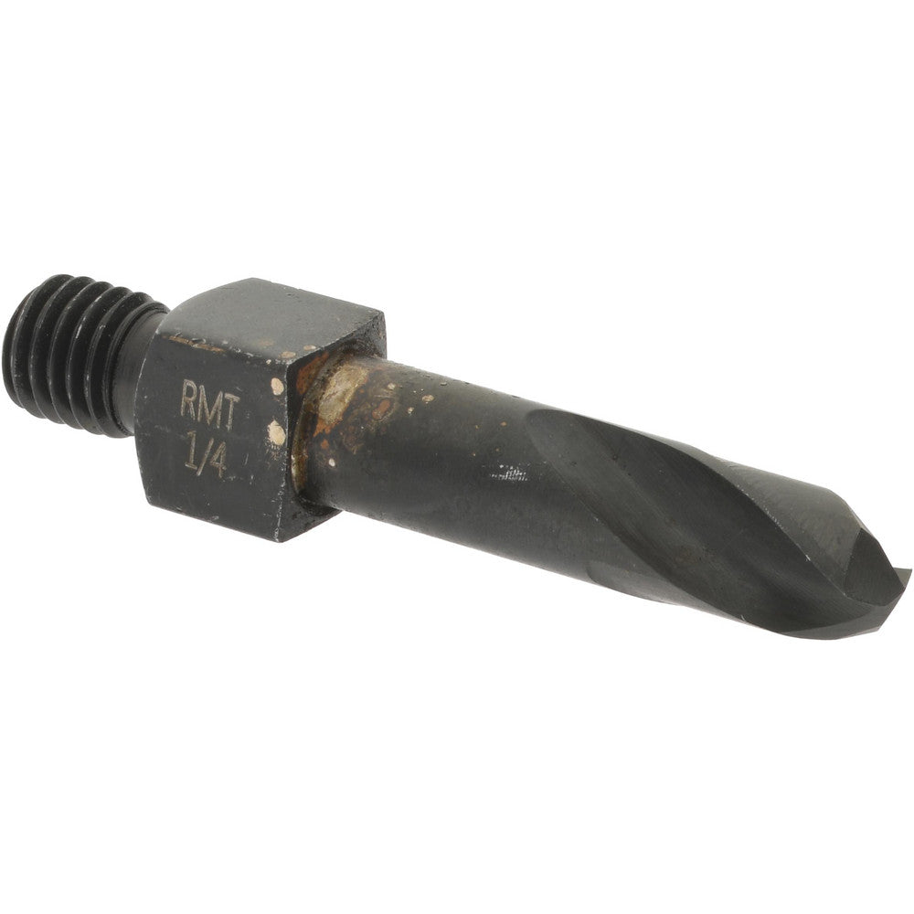 Hertel 953CO1/4SS-209 Threaded Shank Drill Bit 1/4" Dia, 135 &deg Point, 1/4-28 Shank, Cobalt