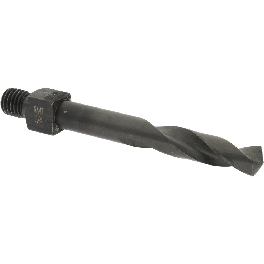 Hertel 953CO1/4LS-209 Threaded Shank Drill Bit 1/4" Dia, 135 &deg Point, 1/4-28 Shank, Cobalt