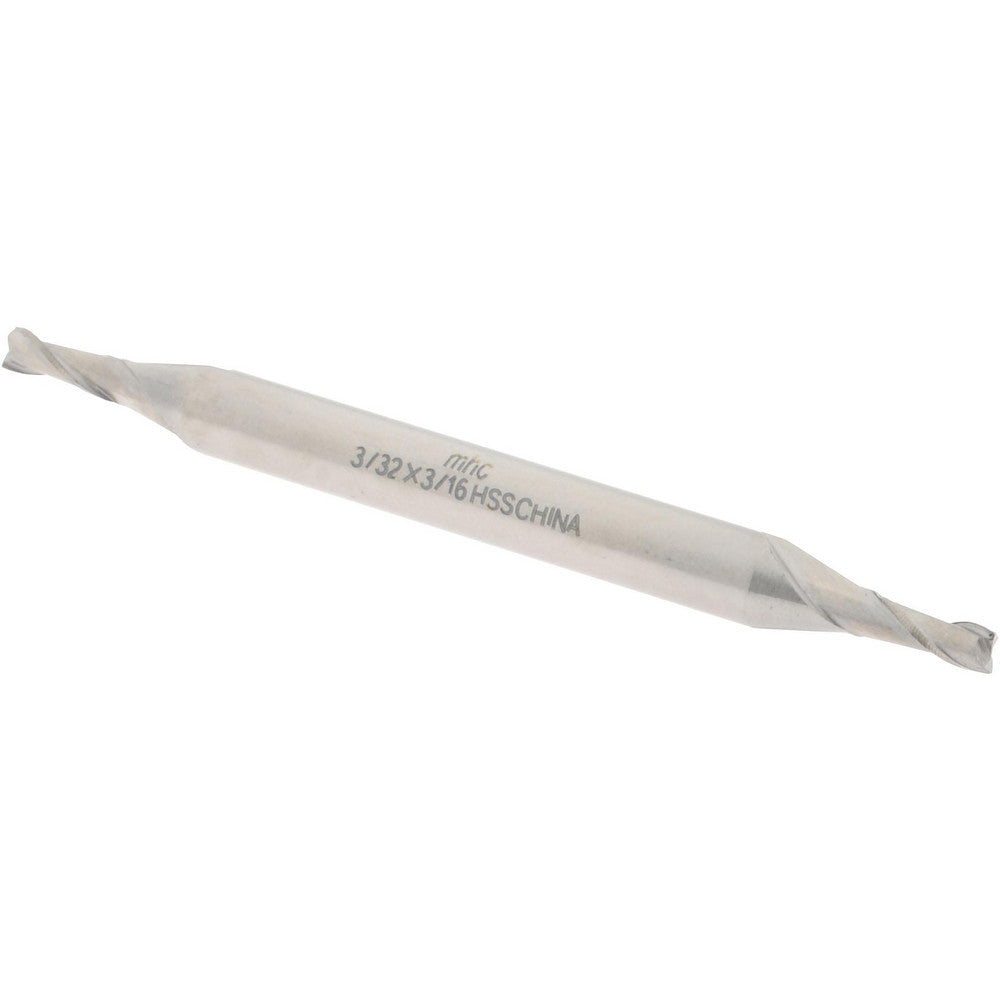 Value Collection 720-1638 Square End Mill 3/32" Dia, 9/32" LOC, 2 Flute, High Speed Steel