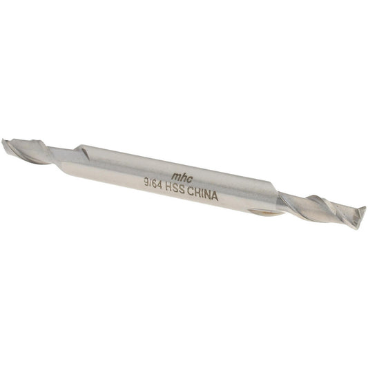 Value Collection 720-1644 Square End Mill 9/64" Dia, 13/32" LOC, 2 Flute, High Speed Steel
