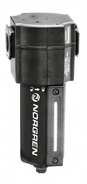 Norgren F74G-6AN-AD1 3/4" Port, 7.95" High x 3.15" Wide Standard Filter with Metal Bowl, Automatic Drain