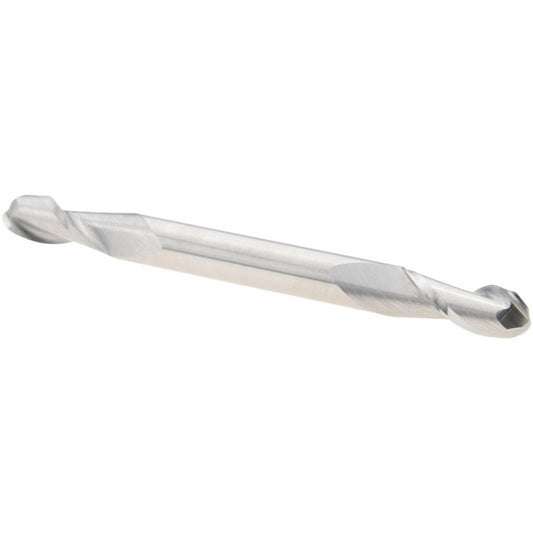 Arch Cutting Tools 841-0187 Ball End Mill 0.1875" Dia, 0.5" LOC, 2 Flute, High Speed Steel