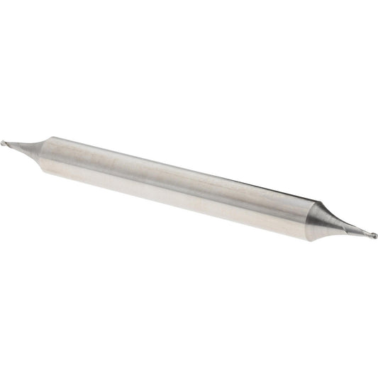 Arch Cutting Tools 843-0031 Ball End Mill 0.0313" Dia, 0.0469" LOC, 2 Flute, High Speed Steel