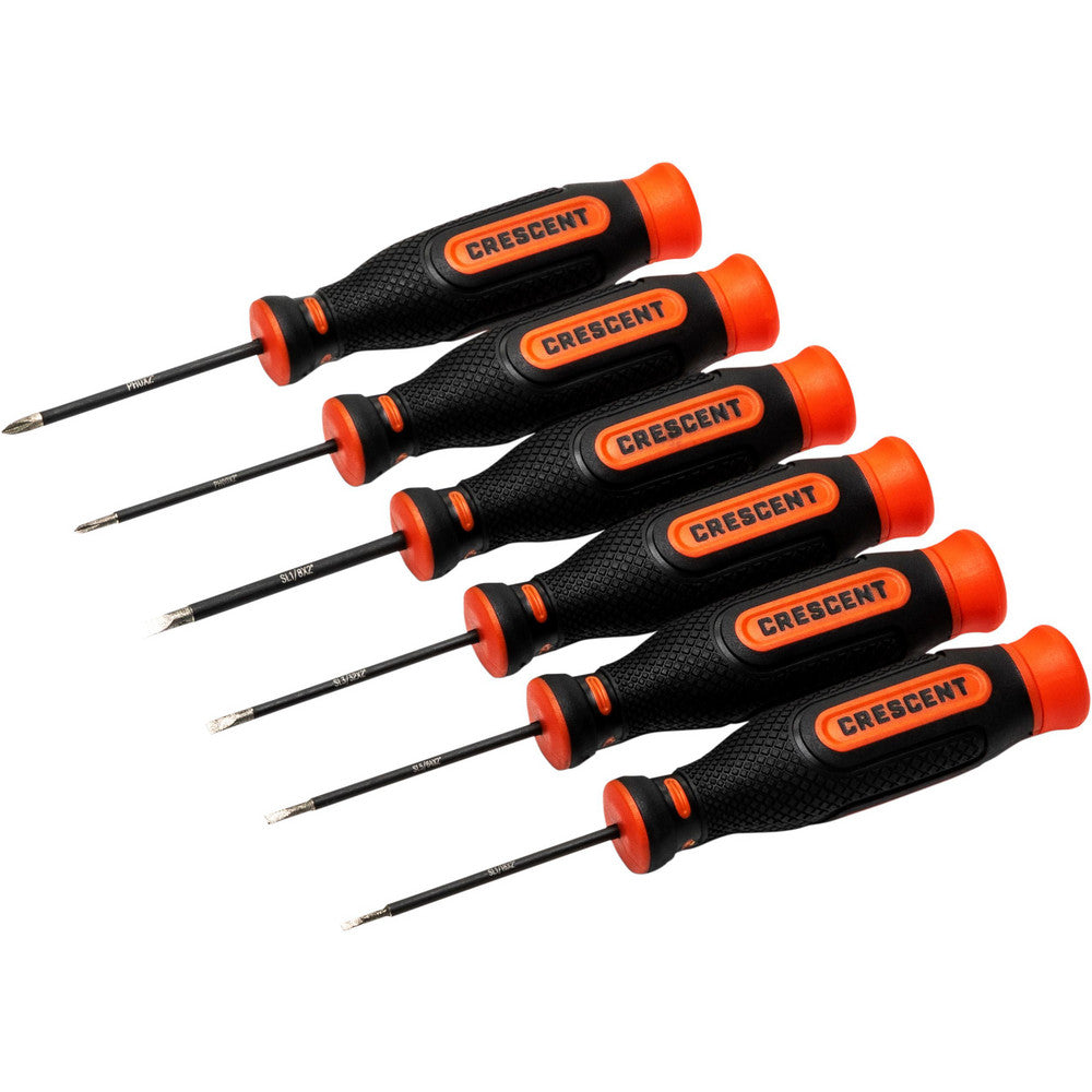 Crescent CDTPR6PCSET Screwdriver Sets Screwdriver Types Included Phillips , Slotted  Container Type Case  Tether Style Not Tether Capable  Number Of Pieces 6  Insulated No