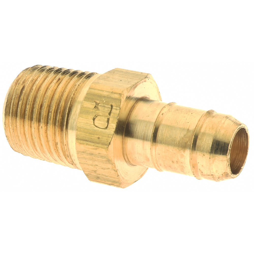 Parker 28-6-2 Barbed Tube Male Connector Multiple Barbs, 1/8-27