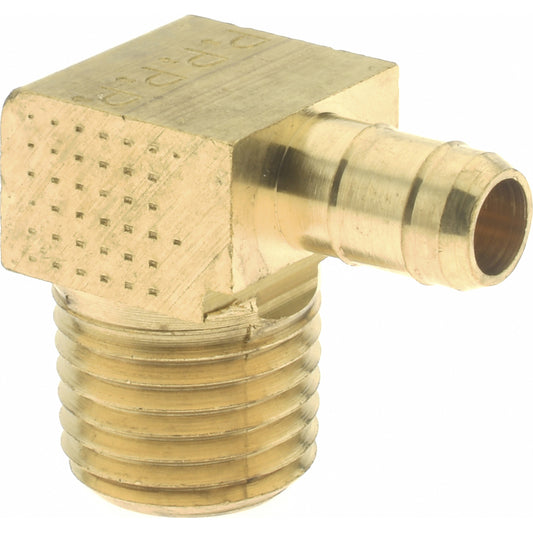 Parker 229-6-4 Barbed Tube Male Elbow Multiple Barbs, 1/4-18