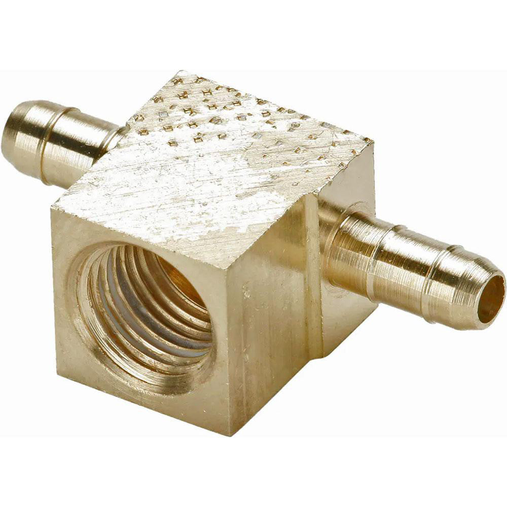 Parker 237-4-2 Barbed Tube Female Branch Tee Multiple Barbs, 1/8-27