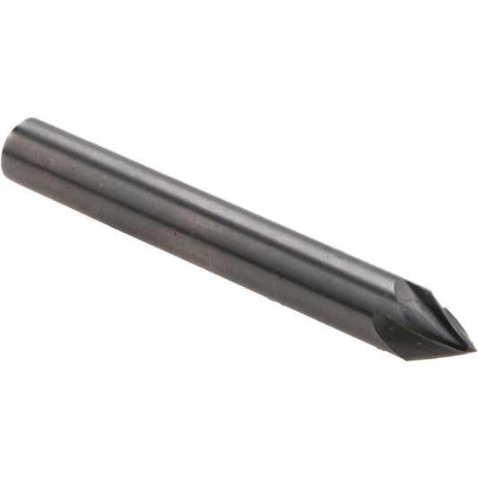 Htc Tool & Cutter Co. 1103 Countersink 1/4" Head Dia, 60.00 deg Included Angle, 5 Flute, Solid Carbide, Right Hand Cut