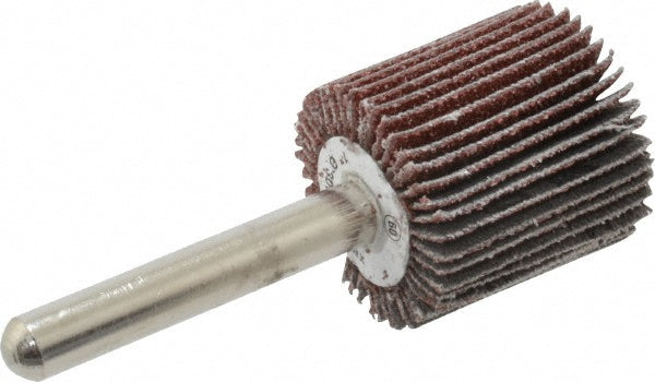 CGW Abrasives 39908 Mounted Flap Wheel 1" Face Width, 60 Grit, Aluminum Oxide