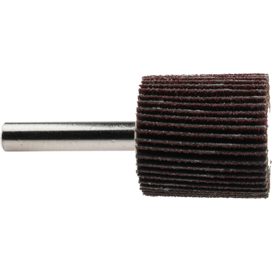 CGW Abrasives 39909 Mounted Flap Wheel 1" Dia, 1" Face Width, 80 Grit, Aluminum Oxide