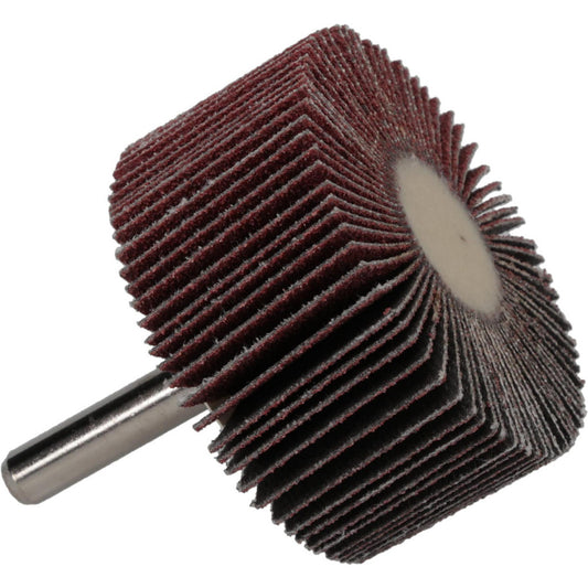 CGW Abrasives 39933 Mounted Flap Wheel 2" Dia, 1" Face Width, 80 Grit, Aluminum Oxide