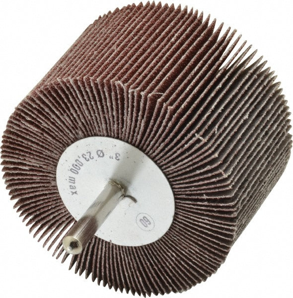 CGW Abrasives 39954 Mounted Flap Wheel 3" Dia, 2" Face Width, 60 Grit, Aluminum Oxide