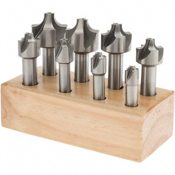 Value Collection 182-6007 End Mill Set 4 Flute, Corner Rounding End