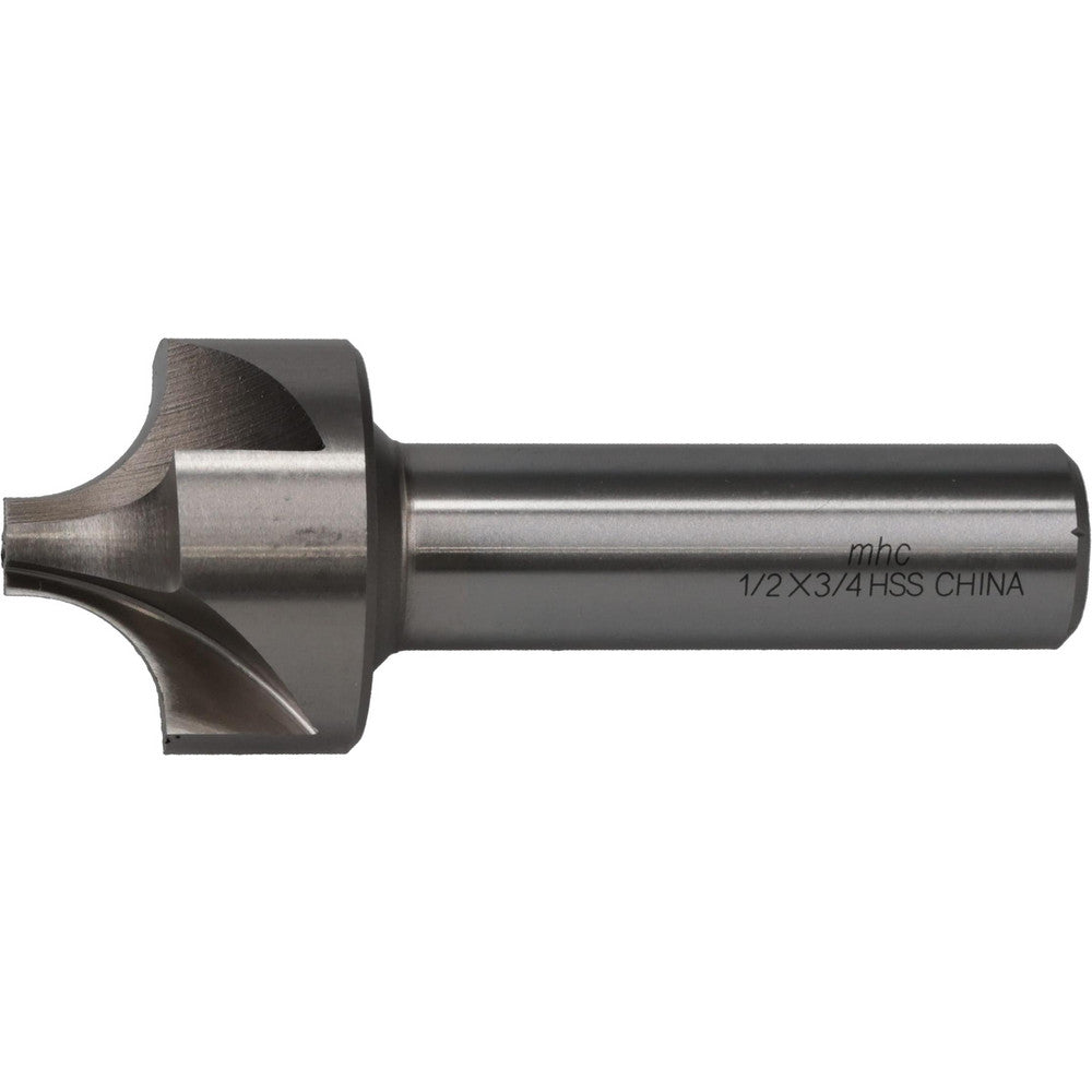 Value Collection 182-6791 Corner Rounding End Mill 1/2" Radius, 1-1/2" Dia, 4 Flutes, High Speed Steel