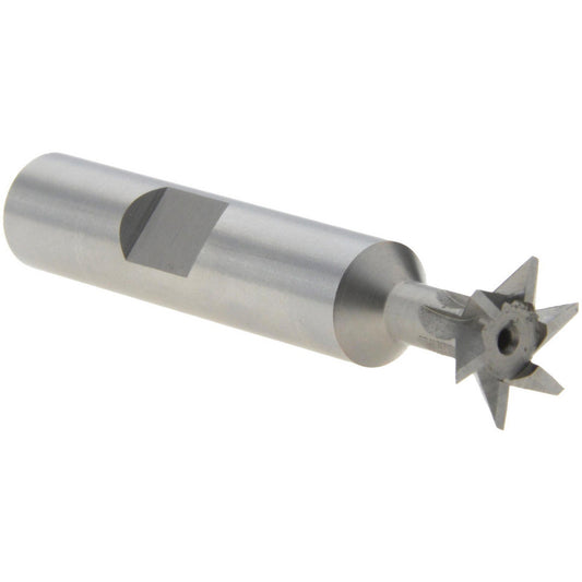 Value Collection DC4504HS Dovetail Cutter 45 &deg, 1/2" Cut Dia, 1/4" Cut Width, High Speed Steel