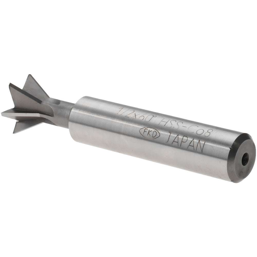 Value Collection DC6004CO Dovetail Cutter 60 &deg, 1/2" Cut Dia, 7/32" Cut Width, Cobalt
