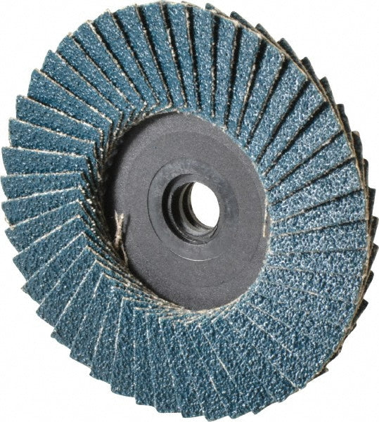 Weiler 96237 Flap Disc  3" Dia, 60 Grit, Zirconia Alumina, Type 27