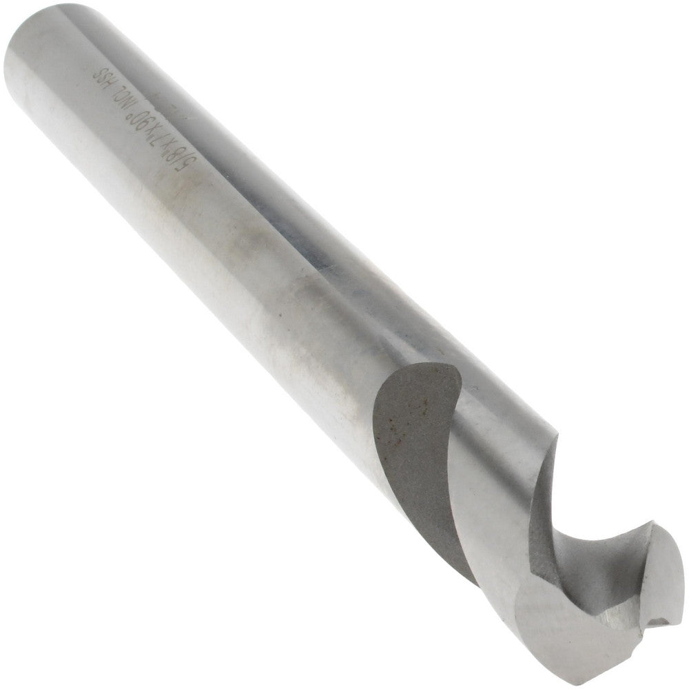 Value Collection 1944296005800X7 Spotting Drill 5/8" Dia, 90 &deg Point, 7" OAL, High Speed Steel