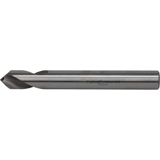 Value Collection 1944296100000X8 Spotting Drill 1" Dia, 90 &deg Point, 8" OAL, High Speed Steel