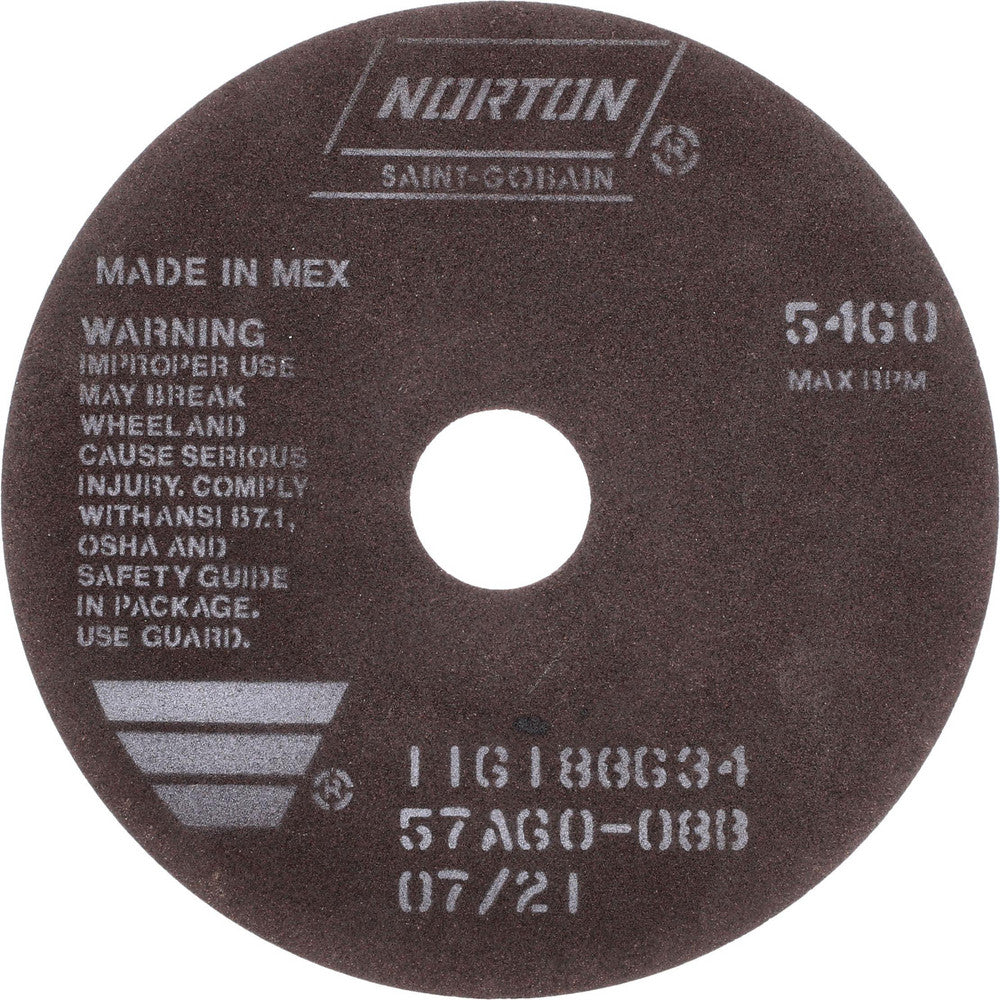 Norton 66252922986 Cut-Off Wheel 7" Dia, 1/32" Thick, 1-1/4" Hole, Aluminum Oxide