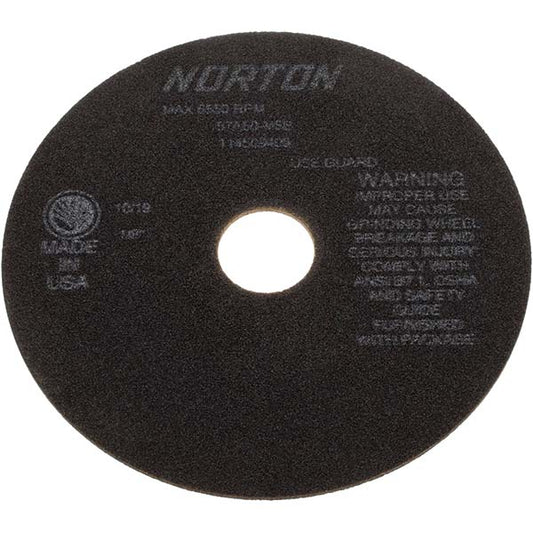 Norton 66252922692 Cut-Off Wheel 7" Dia, 1/8" Thick, 1-1/4" Hole, Aluminum Oxide