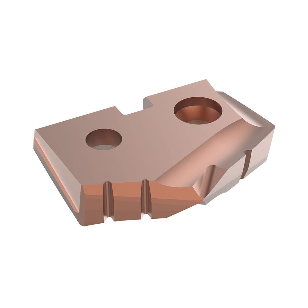 Allied Machine and Engineering 451H-0027 Spade Drill Insert 27/32" Dia, Seat Size 1, Cobalt, 132 deg Point